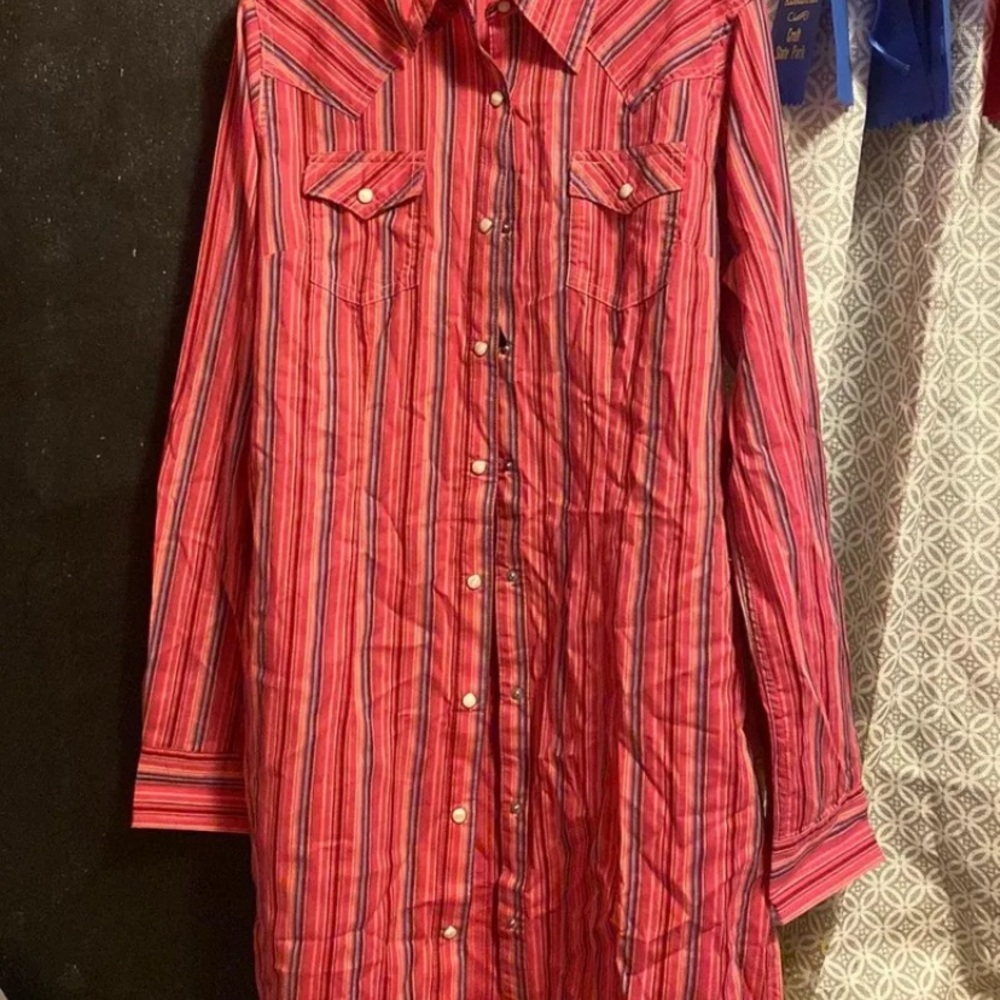 Wrangler Retro Multicolor Striped Dress